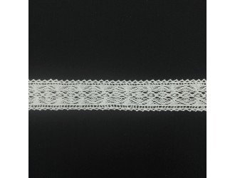 Кружево АЙВОРИ Х/б шир. 2,5 см.
