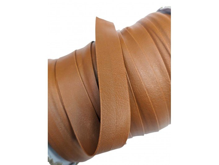 Бейка-кожзам, 20 мм, рыжая Бейка-кожзам, 20 мм, рыжая