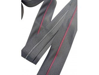 Корсаж ЧЕРНЫЙ "диагональ"шир. 5,5 см с бордовой полосой Корсаж ЧЕРНЫЙ "диагональ"шир. 5,5 см с бордовой полосой