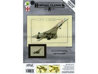 Вышивка Самолет CONCORDE 23*15 Вышивка Самолет CONCORDE 23*15