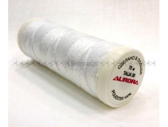 Нитки для джинсы Aurora 700 (Белые)