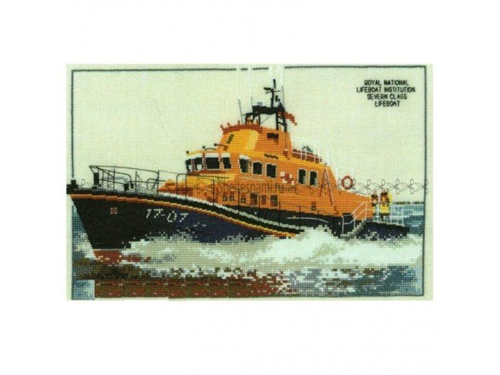 Вышивка Корабль Lifeboat 27,5*19