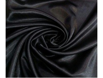 Креп-сатин ЧЕРНЫЙ