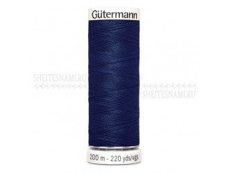 Нитки Gutermann sew-all №50 200 м. №013 Т.СИНИЙ Нитки Gutermann sew-all №50 200 м. №013 Т.СИНИЙ