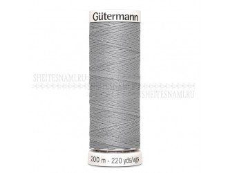 Нитки Gutermann sew-all №50 200 м. №038 СЕРЫЙ Нитки Gutermann sew-all №50 200 м. №038 СЕРЫЙ