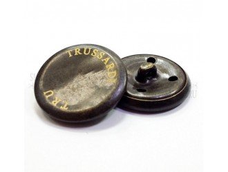 Пуговица металлическая, Trussardi 22 мм. Пуговица металлическая, Trussardi 22 мм.