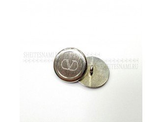 Пуговица металлическая, VersaceJC 20 мм. Пуговица металлическая, VersaceJC 20 мм.