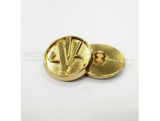 Пуговица металлическая, VersaceJC 22 мм. Пуговица металлическая, VersaceJC 22 мм.