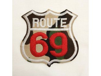 Термоаппликация «ROUTE 69» 7,0-7,0 Термоаппликация «ROUTE 69» 7,0-7,0