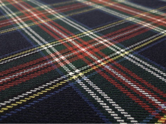 Шотландка костюмная стрейч