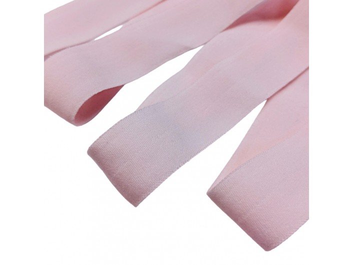 Резинка окантовочная розовая 20 мм матовая