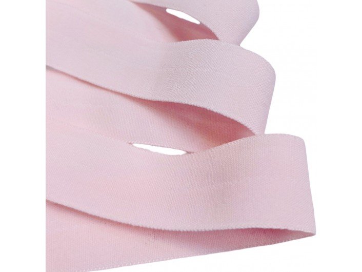 Резинка окантовочная розовая 20 мм матовая