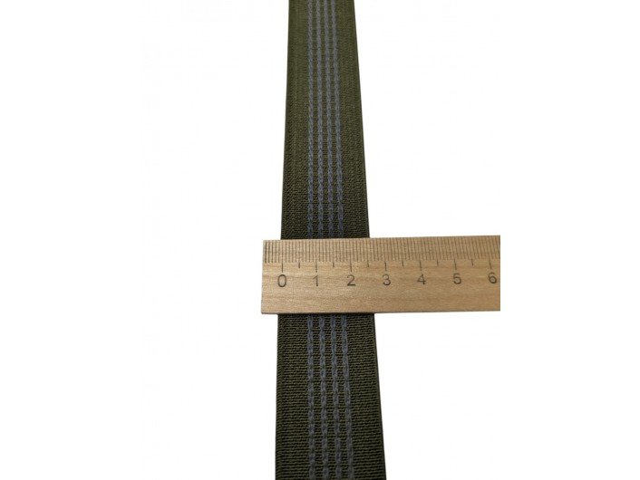 Резинка с латексом, шир.25мм, ХАКИ Резинка с латексом, шир.25мм, ХАКИ