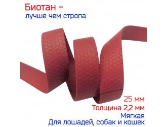 Стропа биотановая 2,5 см СОТЫ БОРДОВАЯ