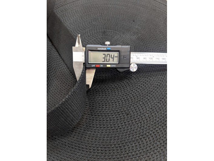 Стропа ЧЕРНАЯ 3,8 см, плотная Стропа ЧЕРНАЯ 3,8 см, плотная