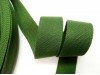 Стропа зеленая 3,8 см искусственный хлопок 2 мм