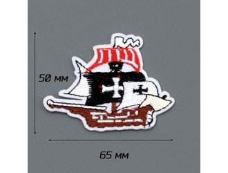 Термоаппликация «ПАРУСНИК» 5х6,5см
