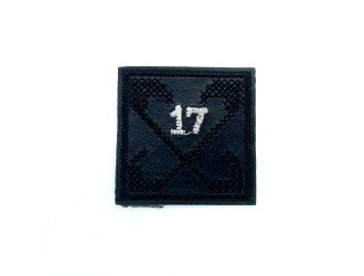 Термоаппликация «Квадрат17» 5,3см