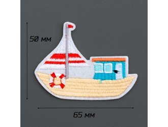 Термоаппликация «ПАРУСНИК» 5х6,5см