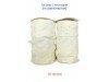 Тесьма с кнопками слоновая кость, шириной 16 мм