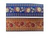 Тесьма жаккардовая цветы КРАСНО-СИНЯЯ 50 мм Тесьма жаккардовая цветы КРАСНО-СИНЯЯ 50 мм